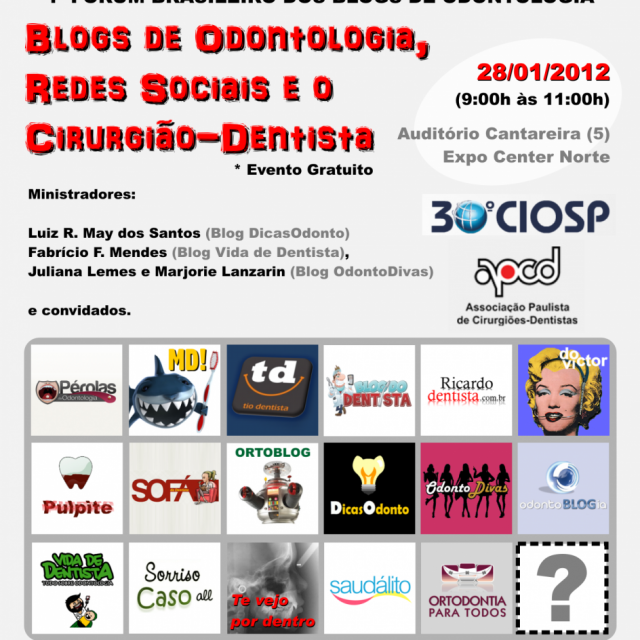 1° Fórum sobre Blogs e Mídias Sociais – CIOSP 2012