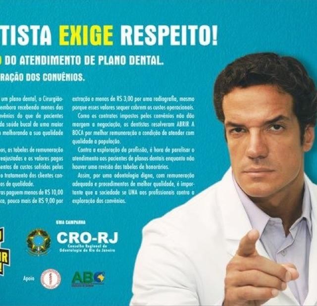 Os Dentistas Exigem Respeito
