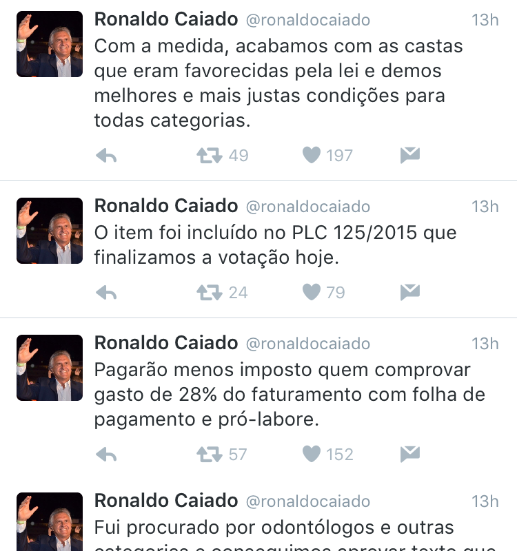 Dentistas são incluídos no novo Supersimples PLC 125/2015